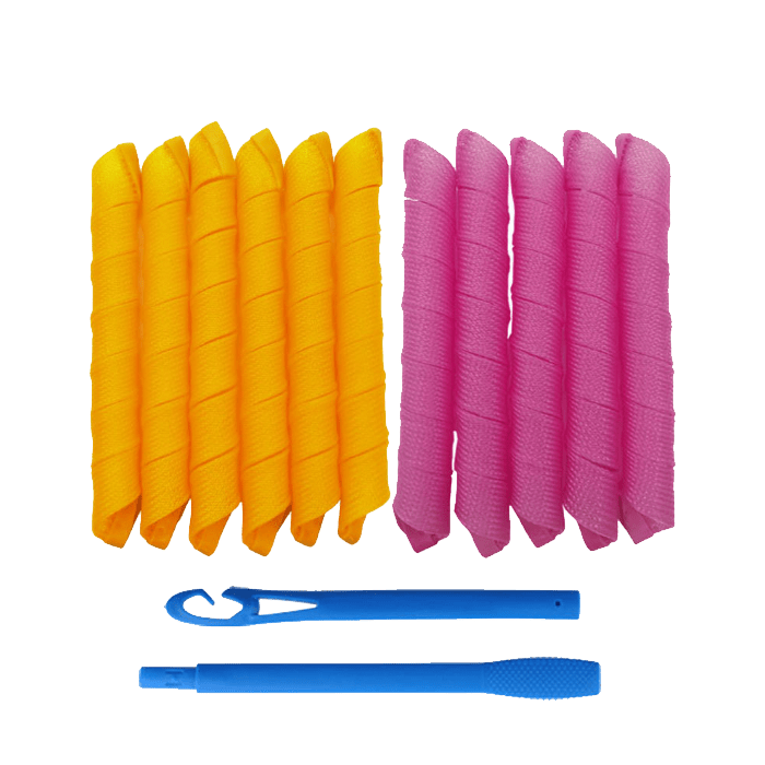 CURLIQUE – DIY Spiral Hair Curlers for Effortless, Heat-Free Curls