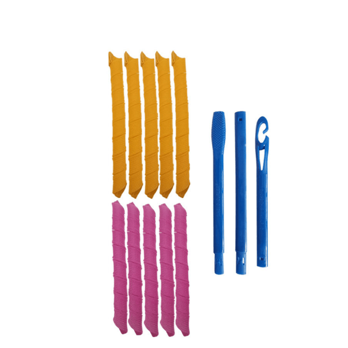 CURLIQUE – DIY Spiral Hair Curlers for Effortless, Heat-Free Curls