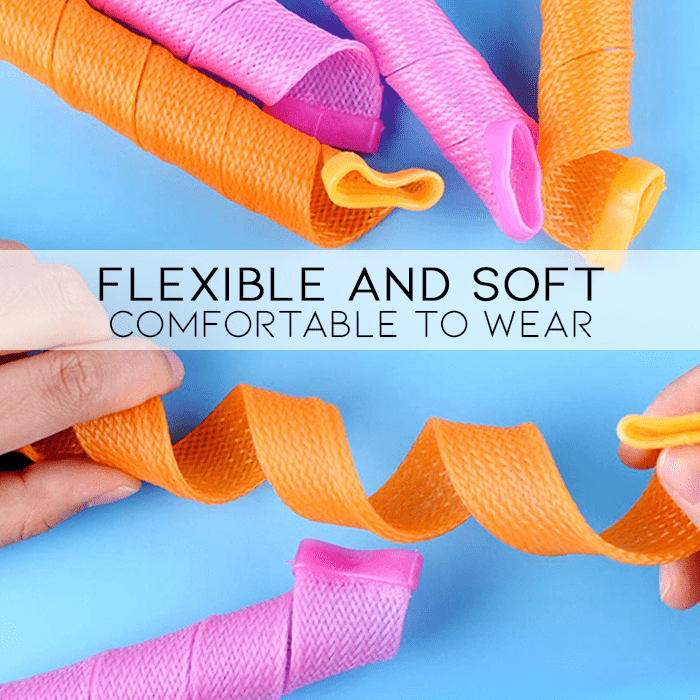CURLIQUE – DIY Spiral Hair Curlers for Effortless, Heat-Free Curls