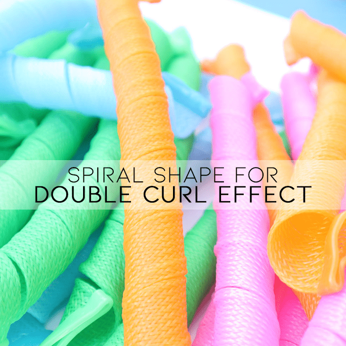 CURLIQUE – DIY Spiral Hair Curlers for Effortless, Heat-Free Curls