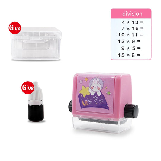 Customizable Math Practice Question Maker Roller - Portable Learning Tool for Students 0