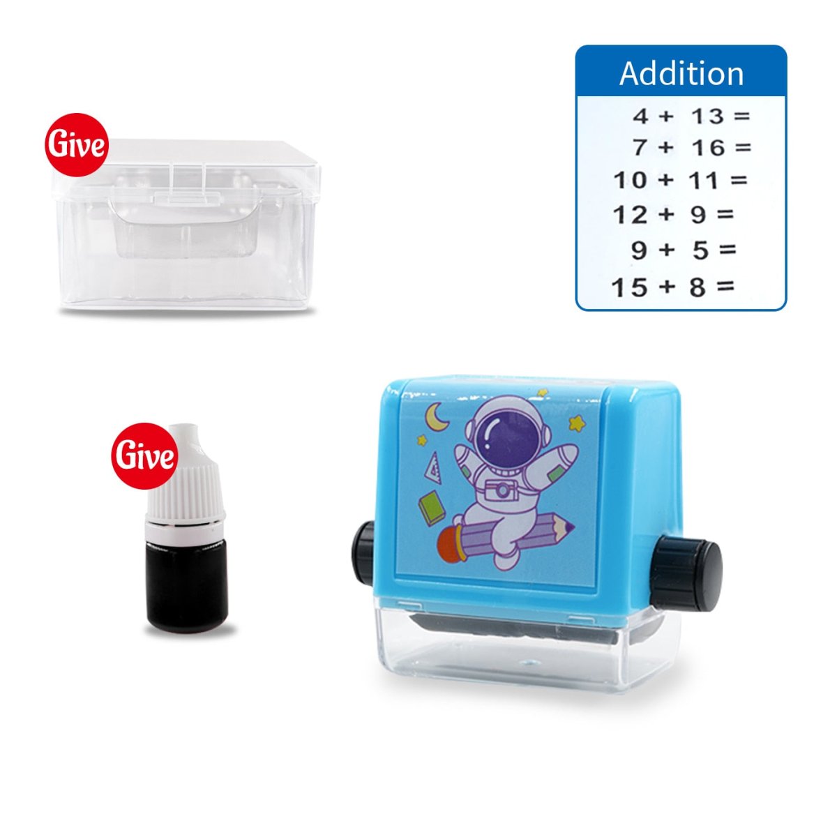 Customizable Math Practice Question Maker Roller - Portable Learning Tool for Students 10