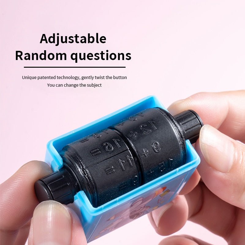 Customizable Math Practice Question Maker Roller - Portable Learning Tool for Students 6