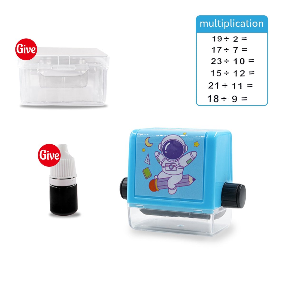 Customizable Math Practice Question Maker Roller - Portable Learning Tool for Students 9
