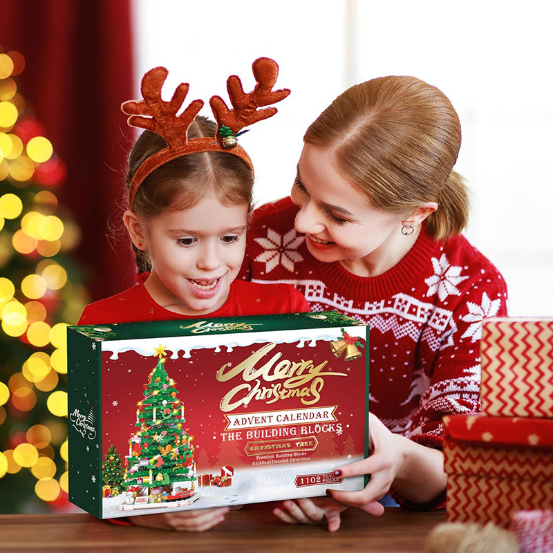 DIY Christmas Tree Advent Calendar - 1102-Piece Christmas Countdown Kit for Family Fun 9