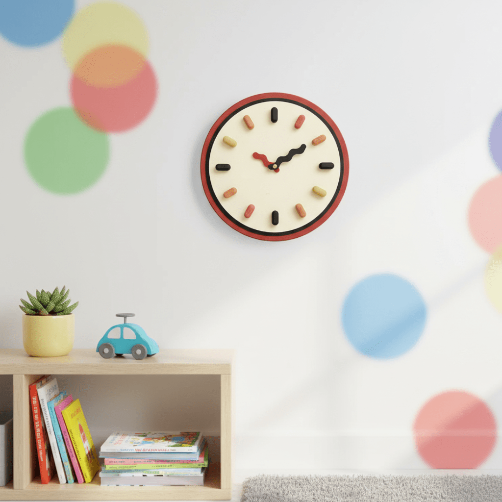 ECOCRAFT – Nordic 3D Wall Clock with Silent Sweep