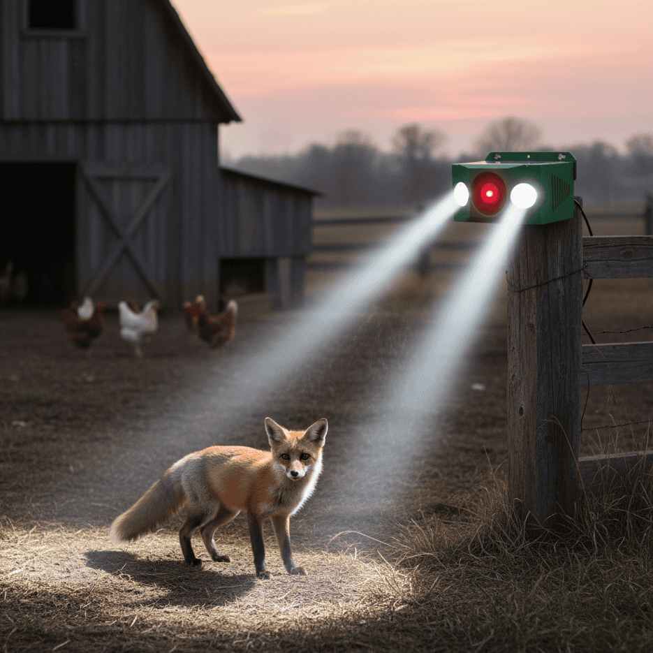 DUALGUARD – High Volume Solar Warning Lights to Deter Predators (Buy 1 Get 1 Free) 5
