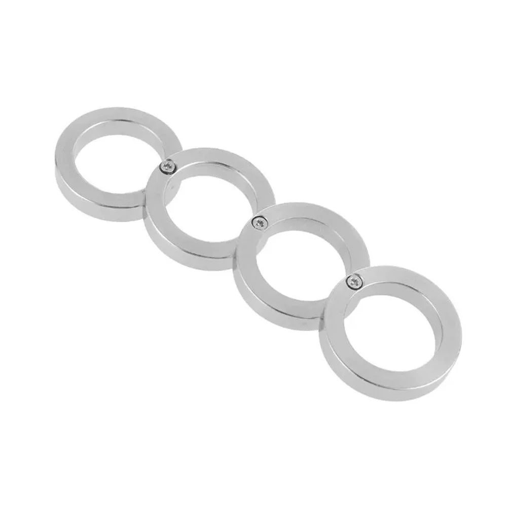 DefendRing Tactical Foldable Ring | Stainless Steel Self-Defense Ring | Rotatable Design | Stylish Protection Accessory 0