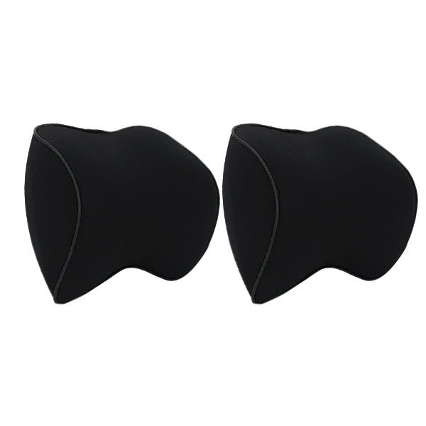 DriveComfort Memory Foam Neck Pillows | 2-Pack Car Neck Support | Ergonomic Travel Cushion | Comfortable Driving Headrest 1