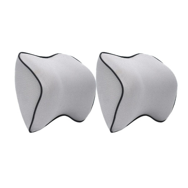DriveComfort Memory Foam Neck Pillows | 2-Pack Car Neck Support | Ergonomic Travel Cushion | Comfortable Driving Headrest 2