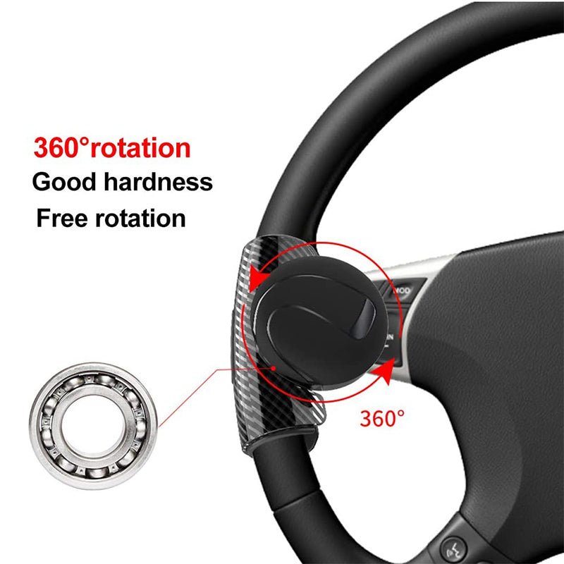 DriveEase - Universal 360° Steering Wheel Booster Knob for Effortless Control 1