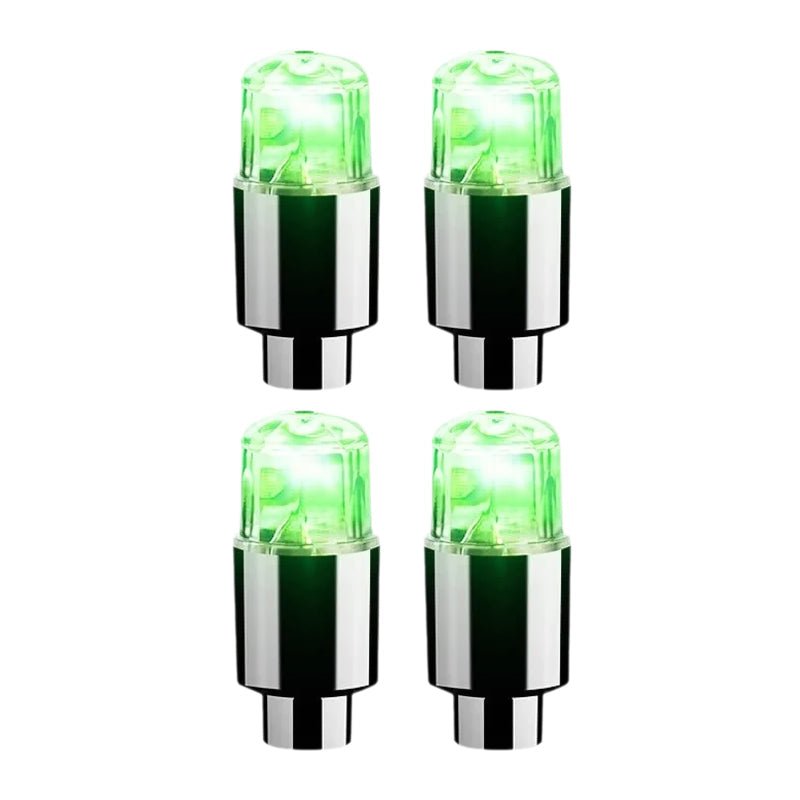 Dynamic LED Tire Valve Caps - Waterproof & Automatic Nighttime Visibility 11