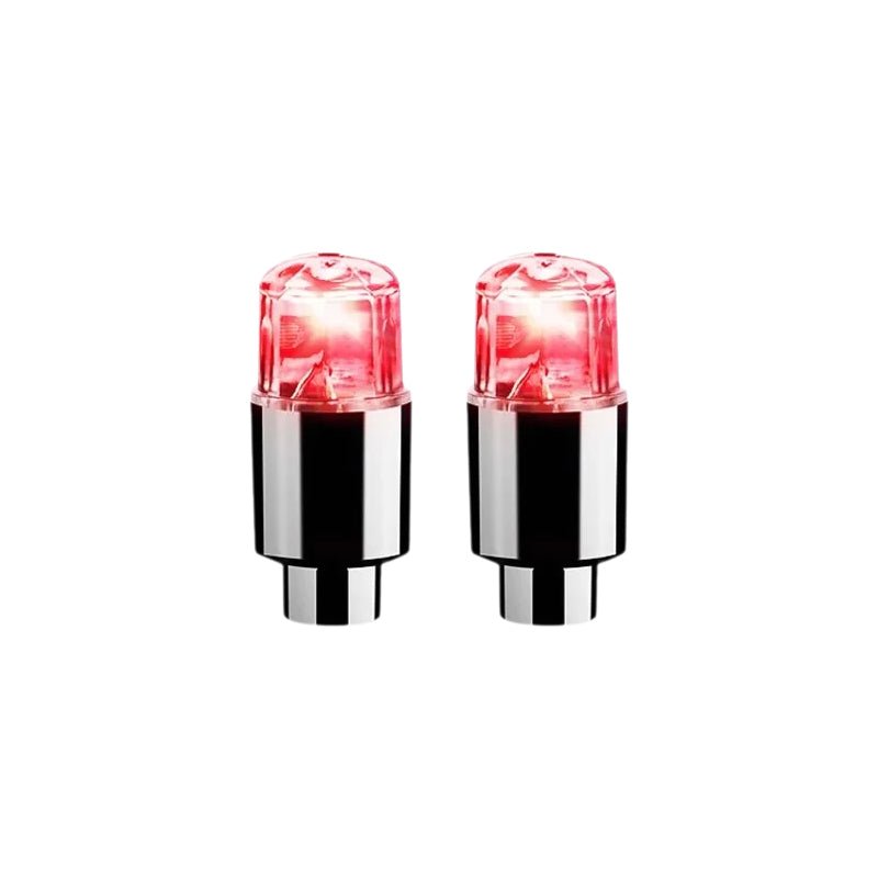 Dynamic LED Tire Valve Caps - Waterproof & Automatic Nighttime Visibility 12