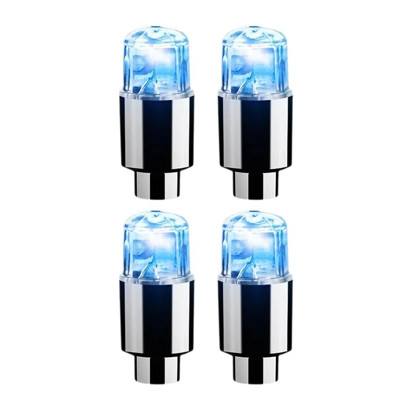 Dynamic LED Tire Valve Caps - Waterproof & Automatic Nighttime Visibility 13