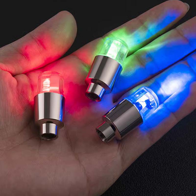Dynamic LED Tire Valve Caps - Waterproof & Automatic Nighttime Visibility 5