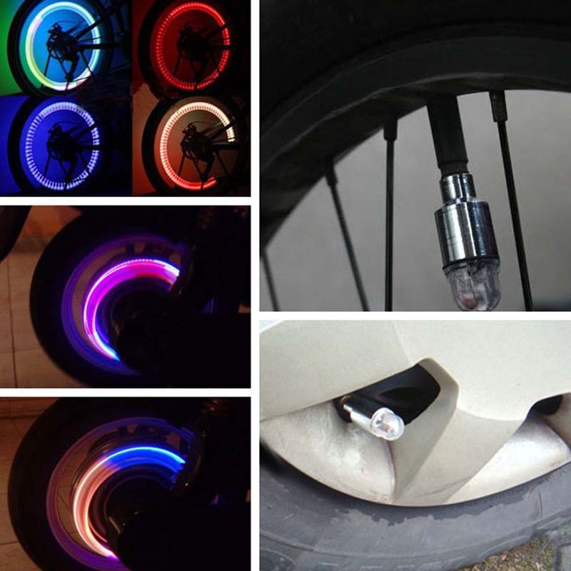 Dynamic LED Tire Valve Caps - Waterproof & Automatic Nighttime Visibility 7