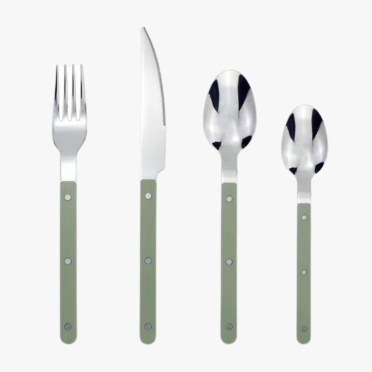 ETERNISERVE – 24-Piece Engraved Stainless Steel Cutlery Set for 6 9