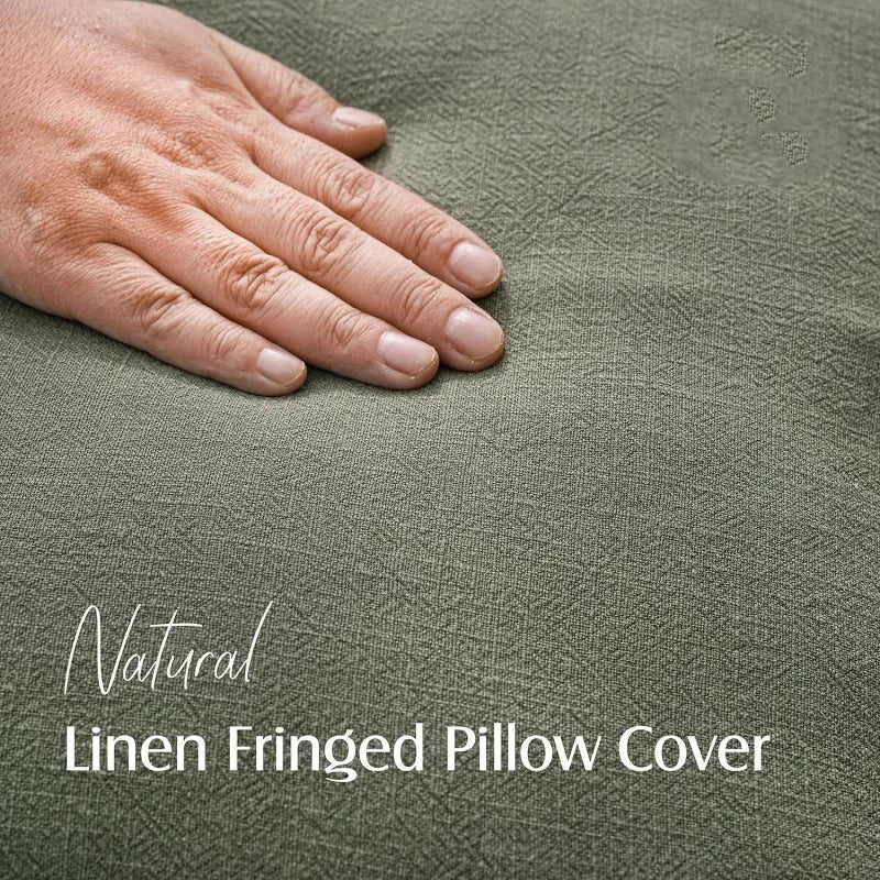 Elegant Cotton and Linen Decorative Covers - Stylish Cushion Cases in Multiple Colors 4