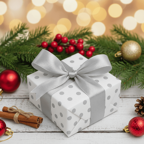 RIBBONNEST - Duurzame cadeauverpakkingsset met satijnen lint voor alle gelegenheden