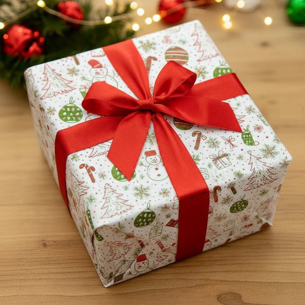 RIBBONNEST – Sustainable Gift Wrap Set with Satin Ribbon for All Occasions