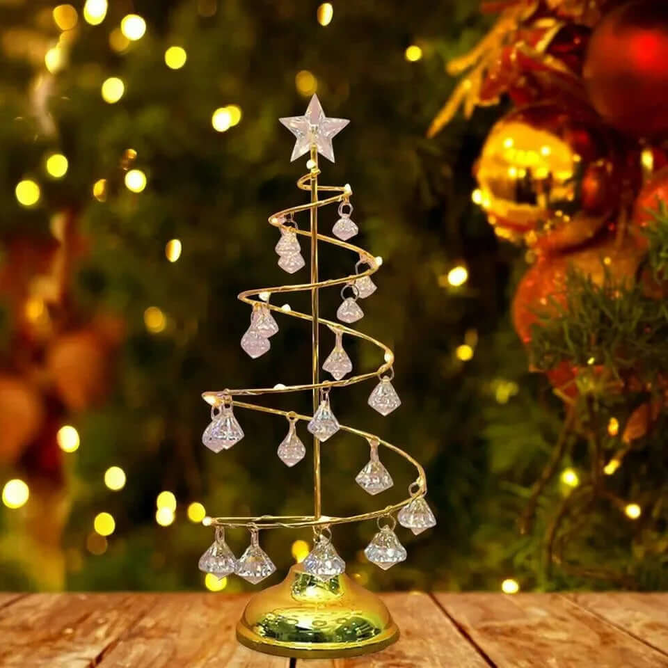 Elegant LED Christmas Tree - Warm Light Decorative Christmas Decor for Holiday Ambiance 0