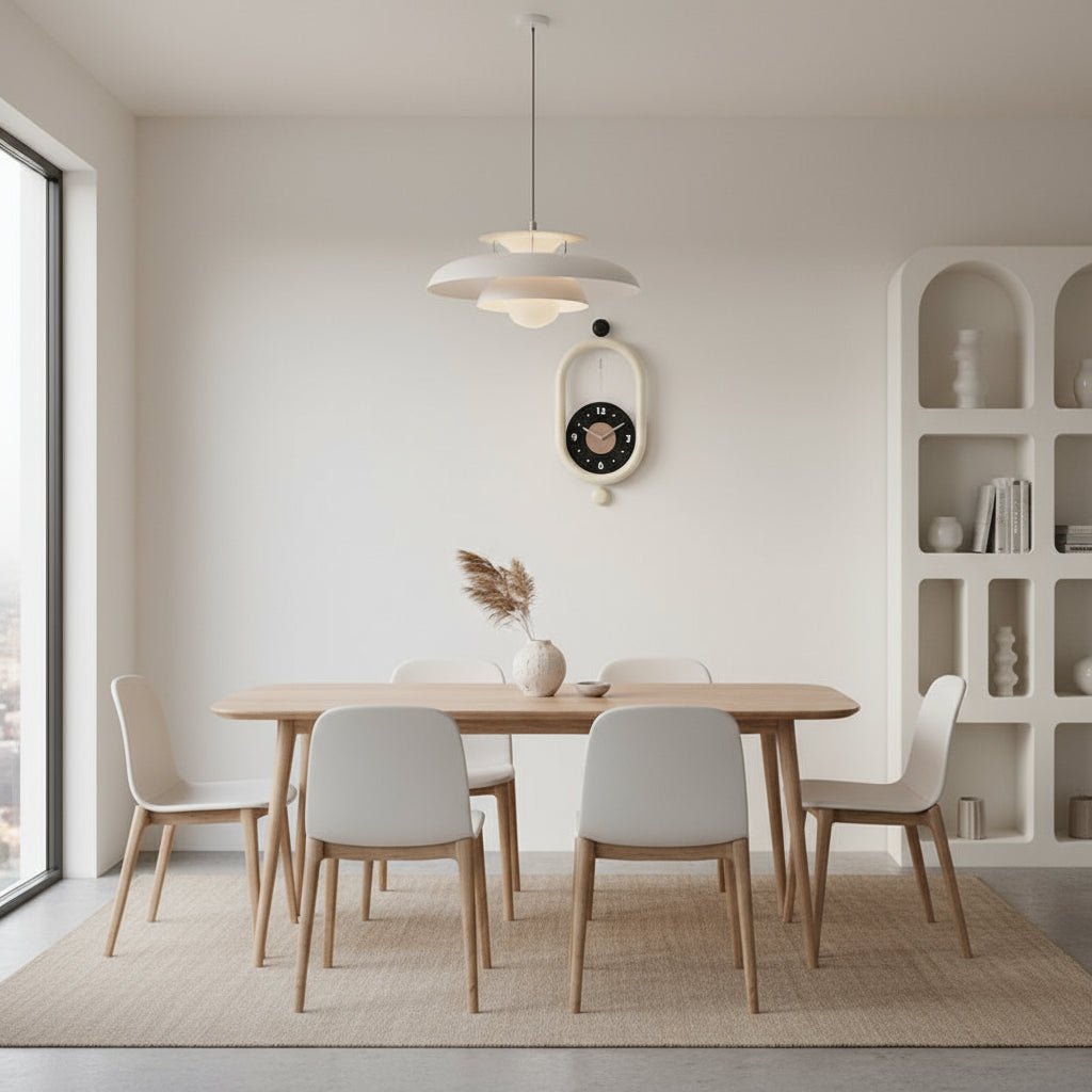 Elegant Long Wall Clock - 3D Design with Silent Movement & Easy Installation 4