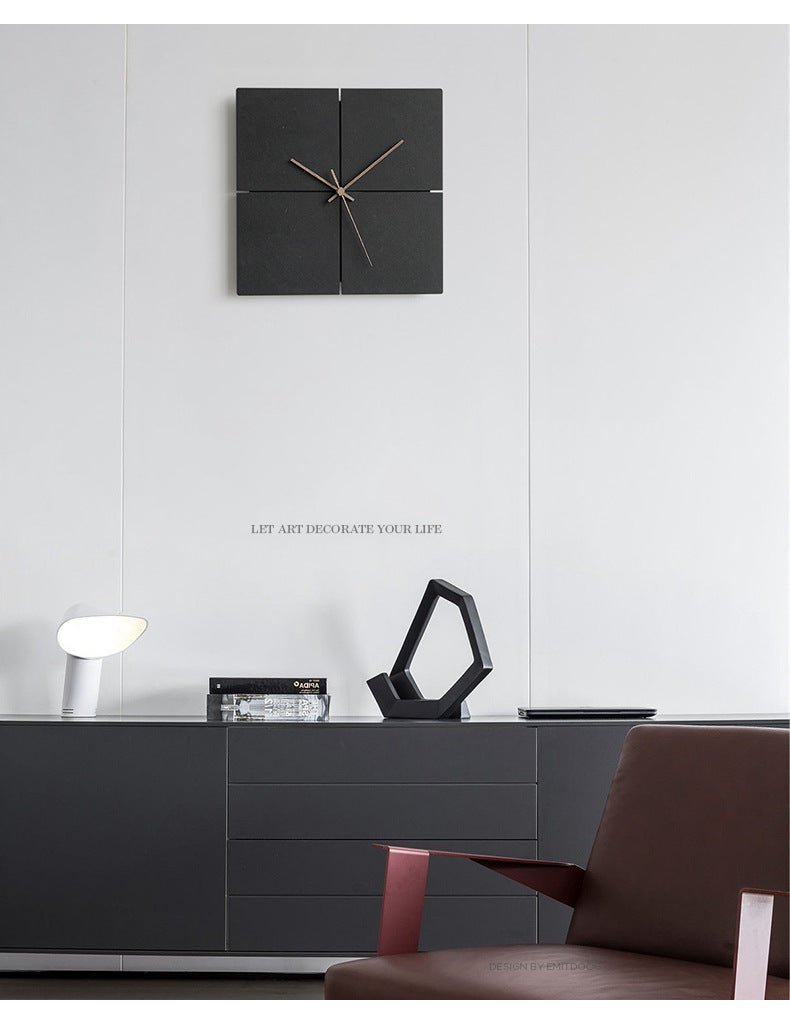 Elegant Minimalist Wall Clock - Silent Sweep Movement, Eco-Friendly Design 3