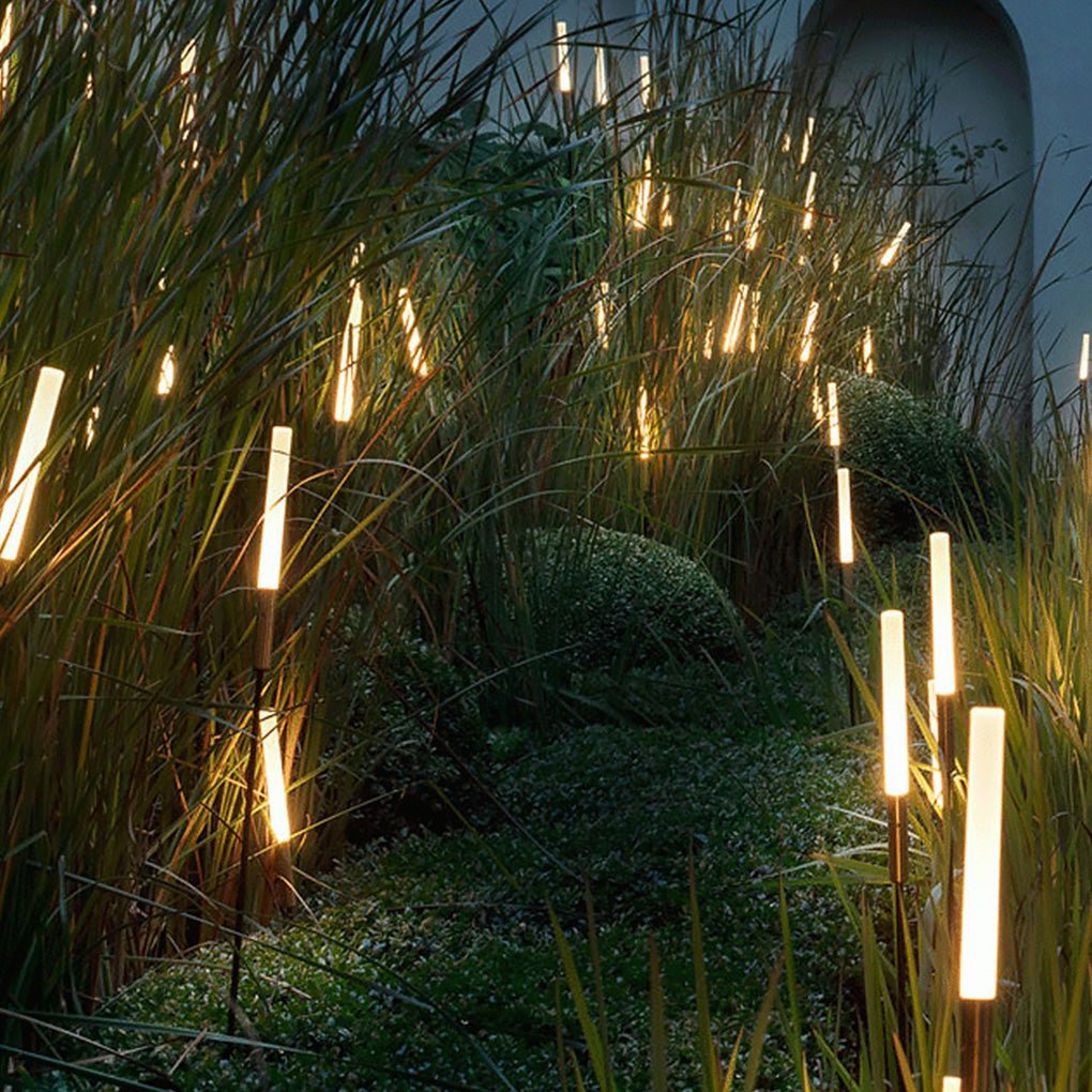 Elegant Solar Reed Lights - Waterproof LED Garden Decor with Energy Efficient Design 2