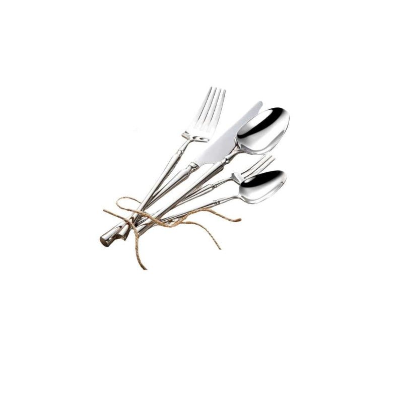 Elegant Stainless Steel Cutlery Set - 30 or 60 Pieces Flatware Cutlery 1