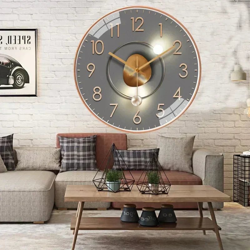 Elegant Wall Clock - Quiet Mechanism & Classic Design for Homes and Offices 2