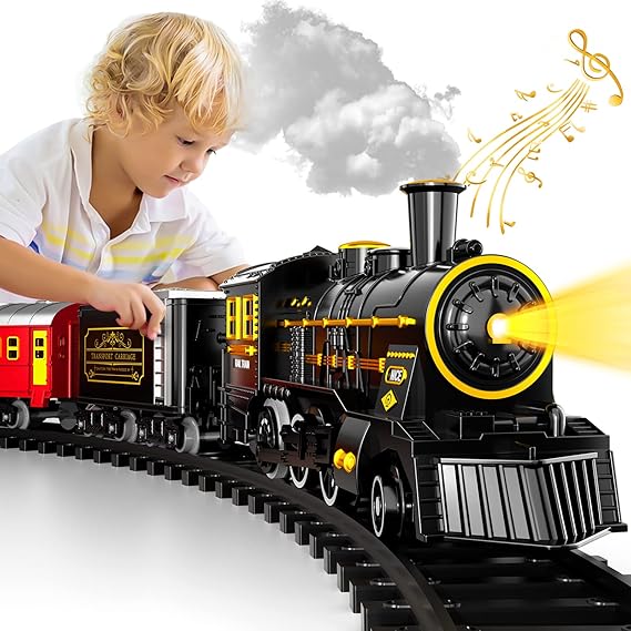 Enchanted Holiday Express - Electric Christmas Train Set for Kids Ages 3+ 2