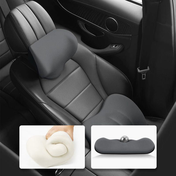 Ergonomic Memory Foam Neck Pillow & Lumbar Support Cushion for Ultimate Comfort 1