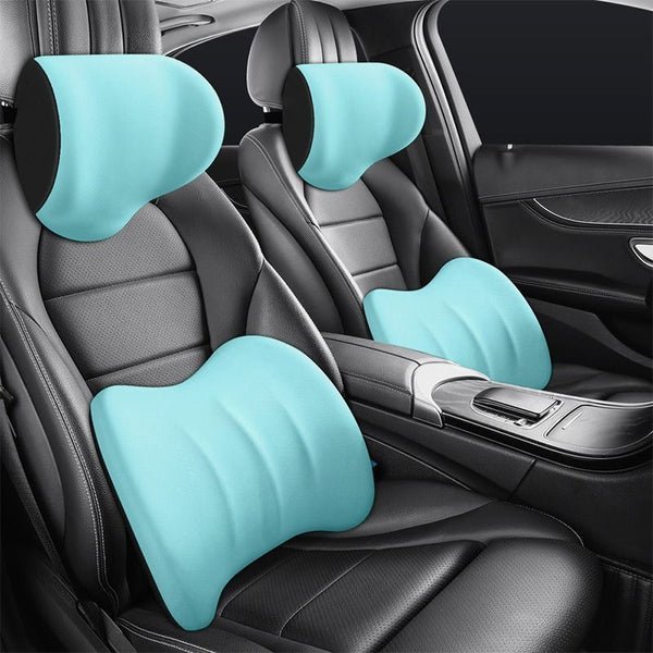 Ergonomic Memory Foam Neck Pillow & Lumbar Support Cushion for Ultimate Comfort 3