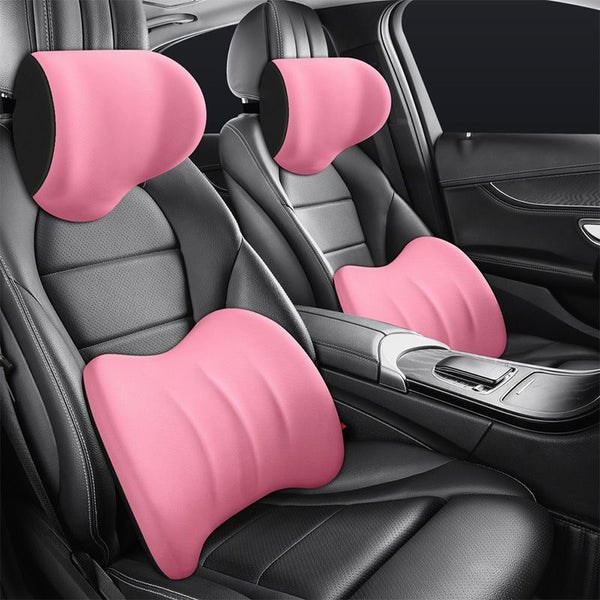 Ergonomic Memory Foam Neck Pillow & Lumbar Support Cushion for Ultimate Comfort 4