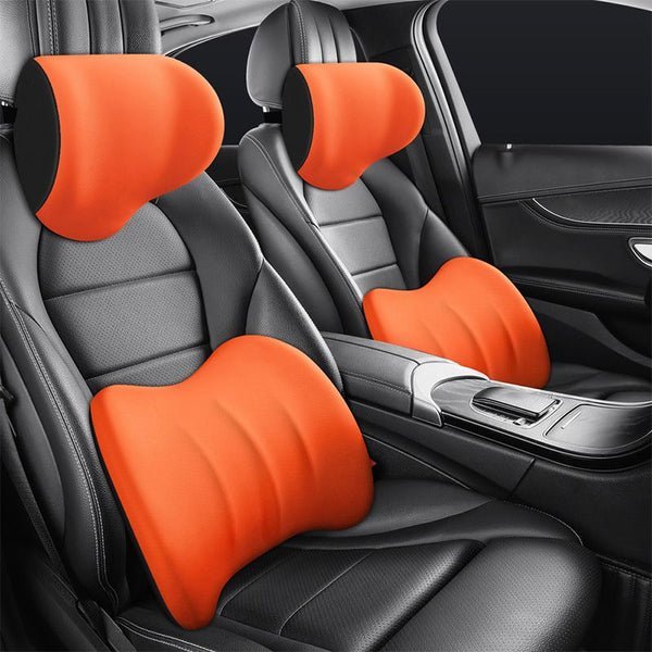 Ergonomic Memory Foam Neck Pillow & Lumbar Support Cushion for Ultimate Comfort 6