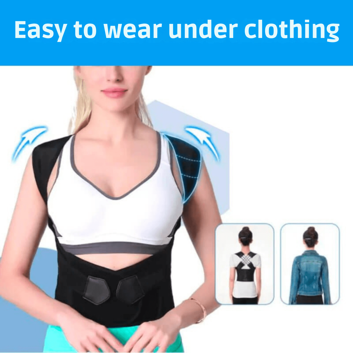 Ergonomic Posture Corrector – Flexible & Breathable for Back Pain Relief