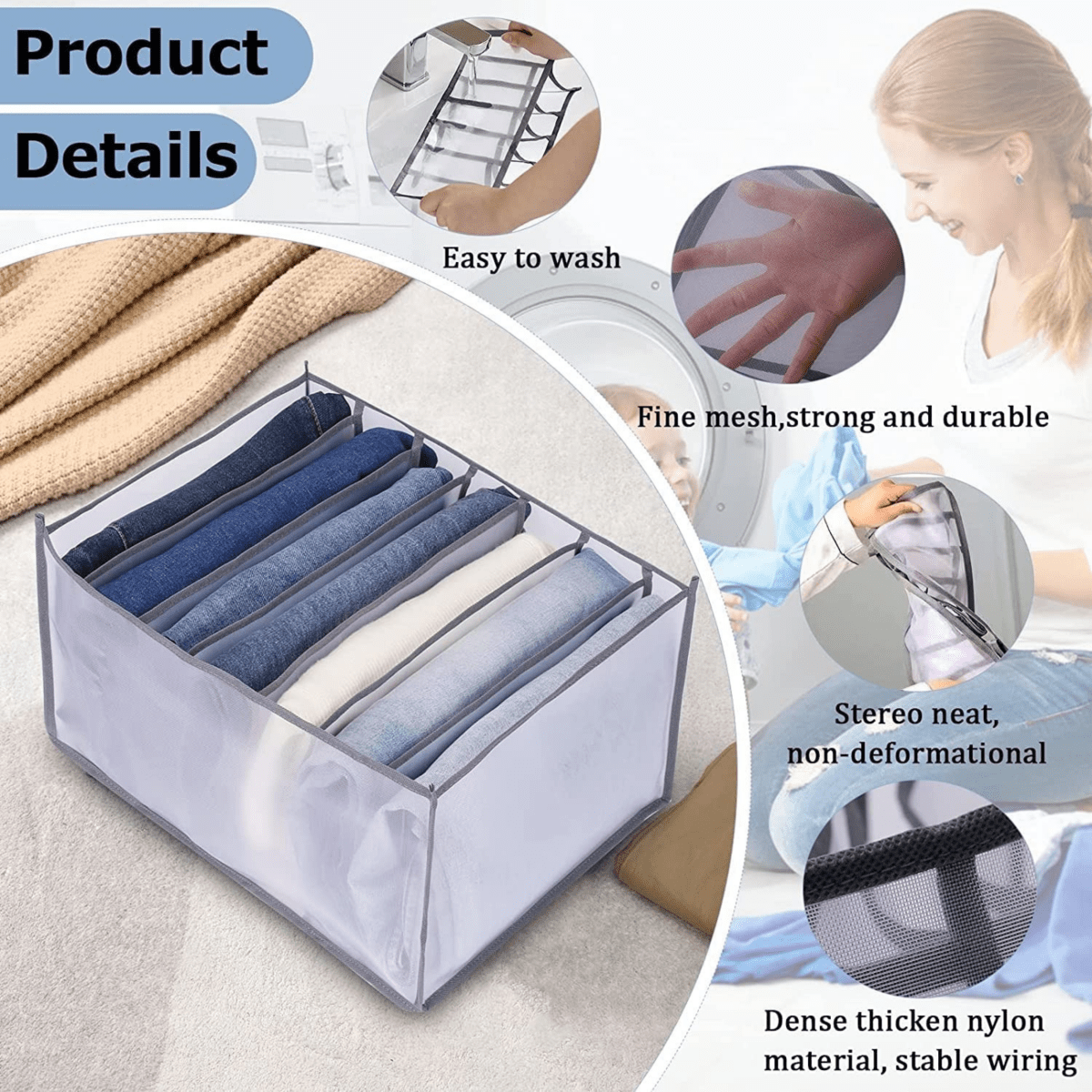FOLDSPACE – Closet Organizer Set for Neat and Wrinkle-Free Storage 2