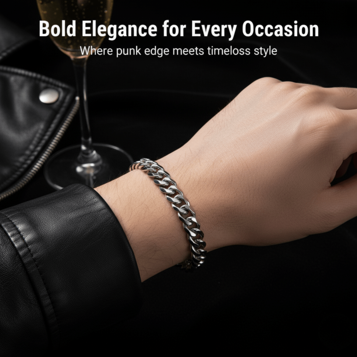 FORTIVIA – Edelstahl-Armband im Panzerketten-Design für Sie & Ihn 8