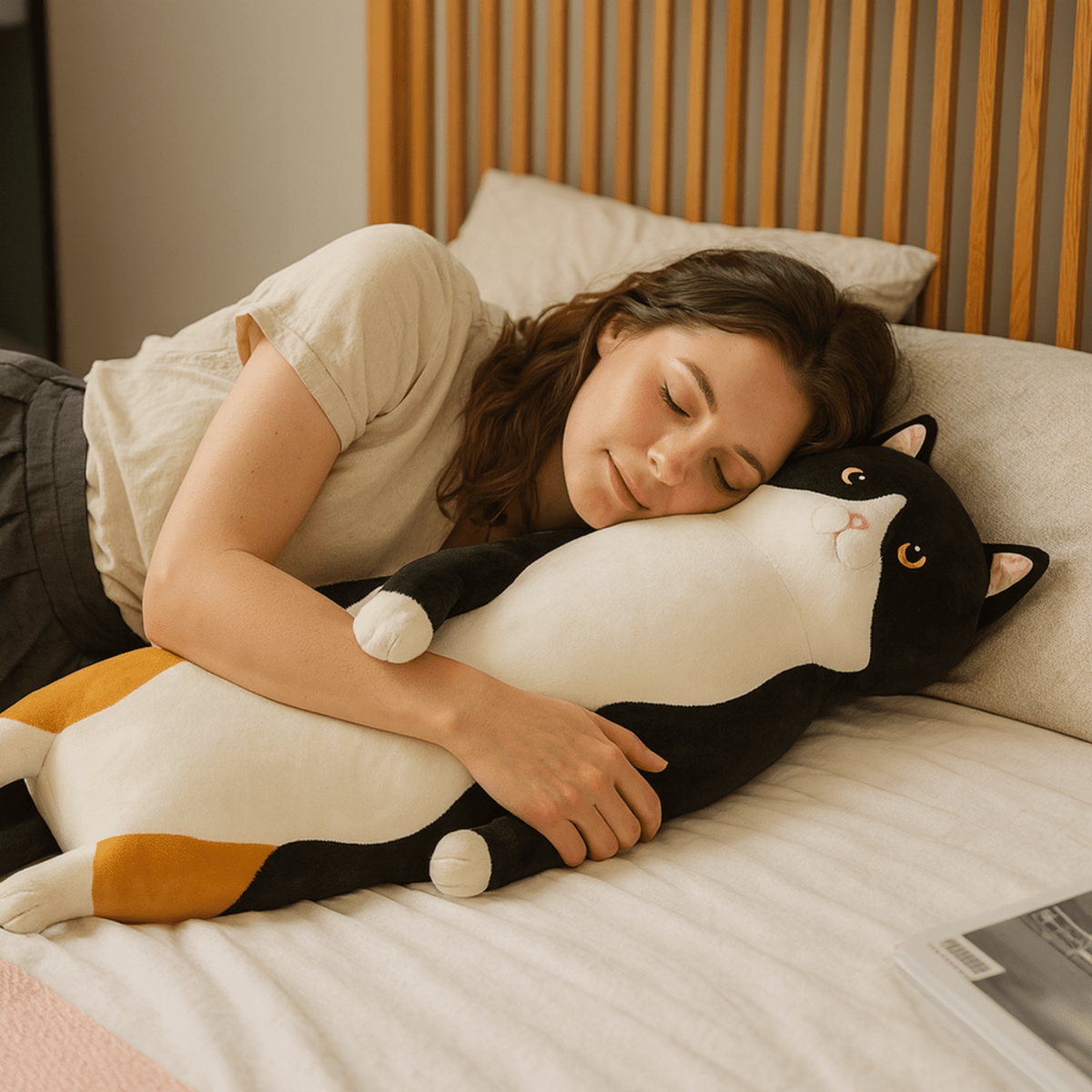 Felinedream – Soft Plush Pillow for Kids – Versatile and Handmade