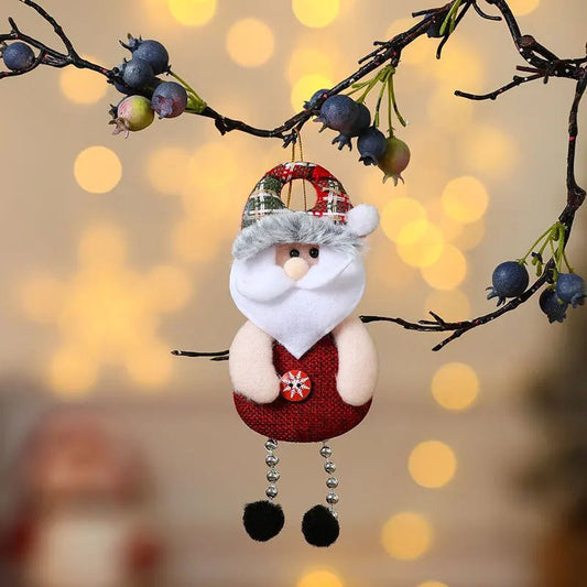 Festive Fabric Christmas Ornaments - Unique Tree Decorations for Holiday Cheer 0