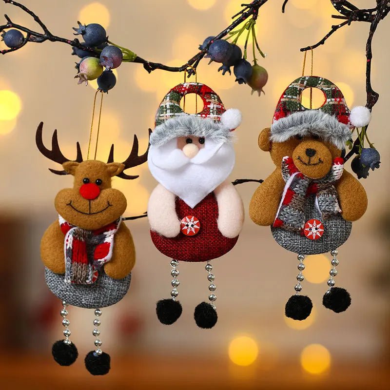 Festive Fabric Christmas Ornaments - Unique Tree Decorations for Holiday Cheer 4