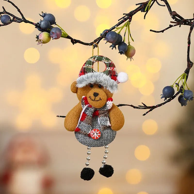 Festive Fabric Christmas Ornaments - Unique Tree Decorations for Holiday Cheer 5