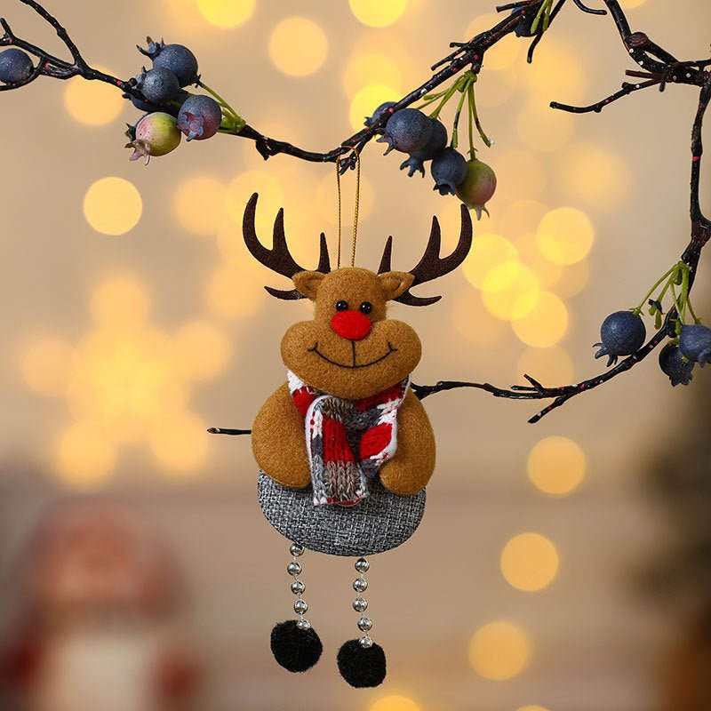 Festive Fabric Christmas Ornaments - Unique Tree Decorations for Holiday Cheer 6
