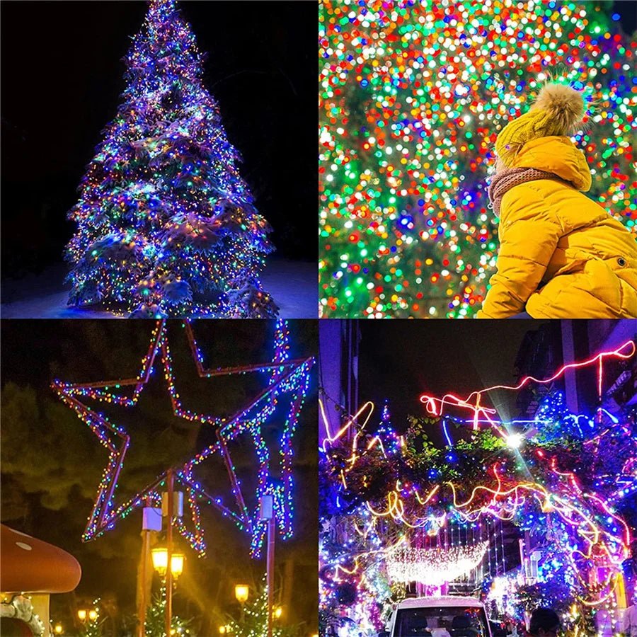 Festive Glow - Warm LED Fairy Lights for Outdoor Garden Decoration 5