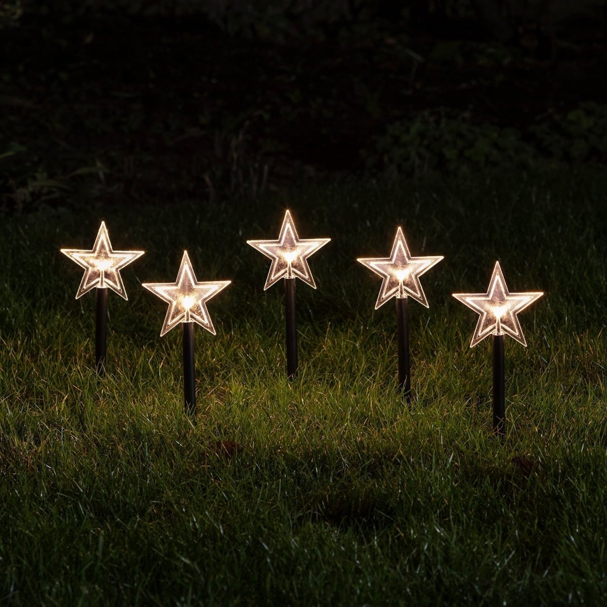 Festive LED Outdoor Star Path Lights - 10m Garden Decoration for Christmas 1