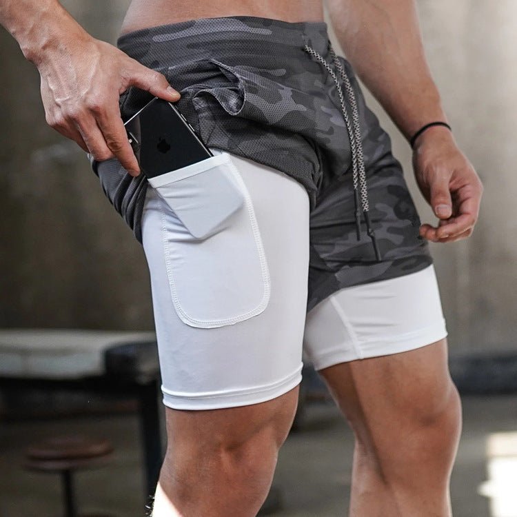 FlexiCamo Shorts – Sporty camouflage men's shorts with comfort & flexibility