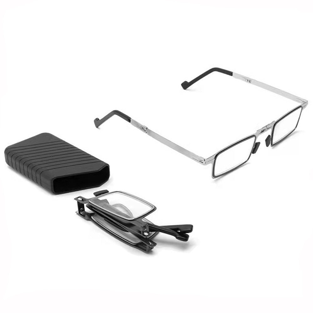 FOLDOX – Folding Reading Glasses with Scratch-Resistant Lenses and Compact Case