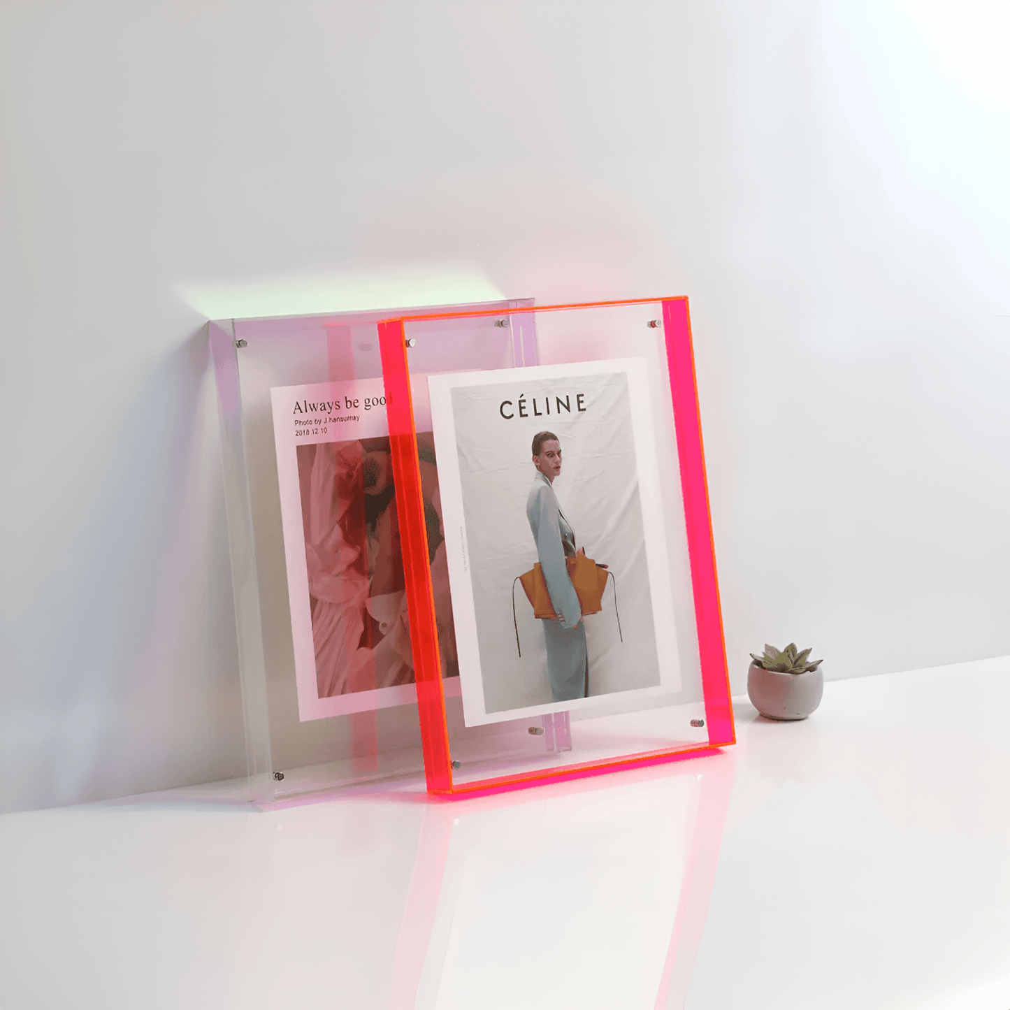 AURAFRAME - Frameloze Acryl Fotolijst met Modern Minimalistisch Ontwerp