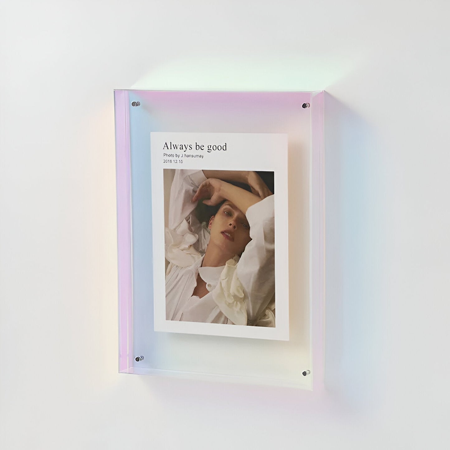 AURAFRAME - Frameloze Acryl Fotolijst met Modern Minimalistisch Ontwerp