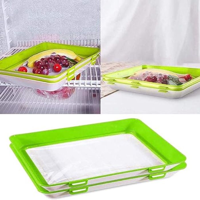 FreshPlate - Advanced Food Storage Bowls with Elastic Film for Maximum Freshness 8
